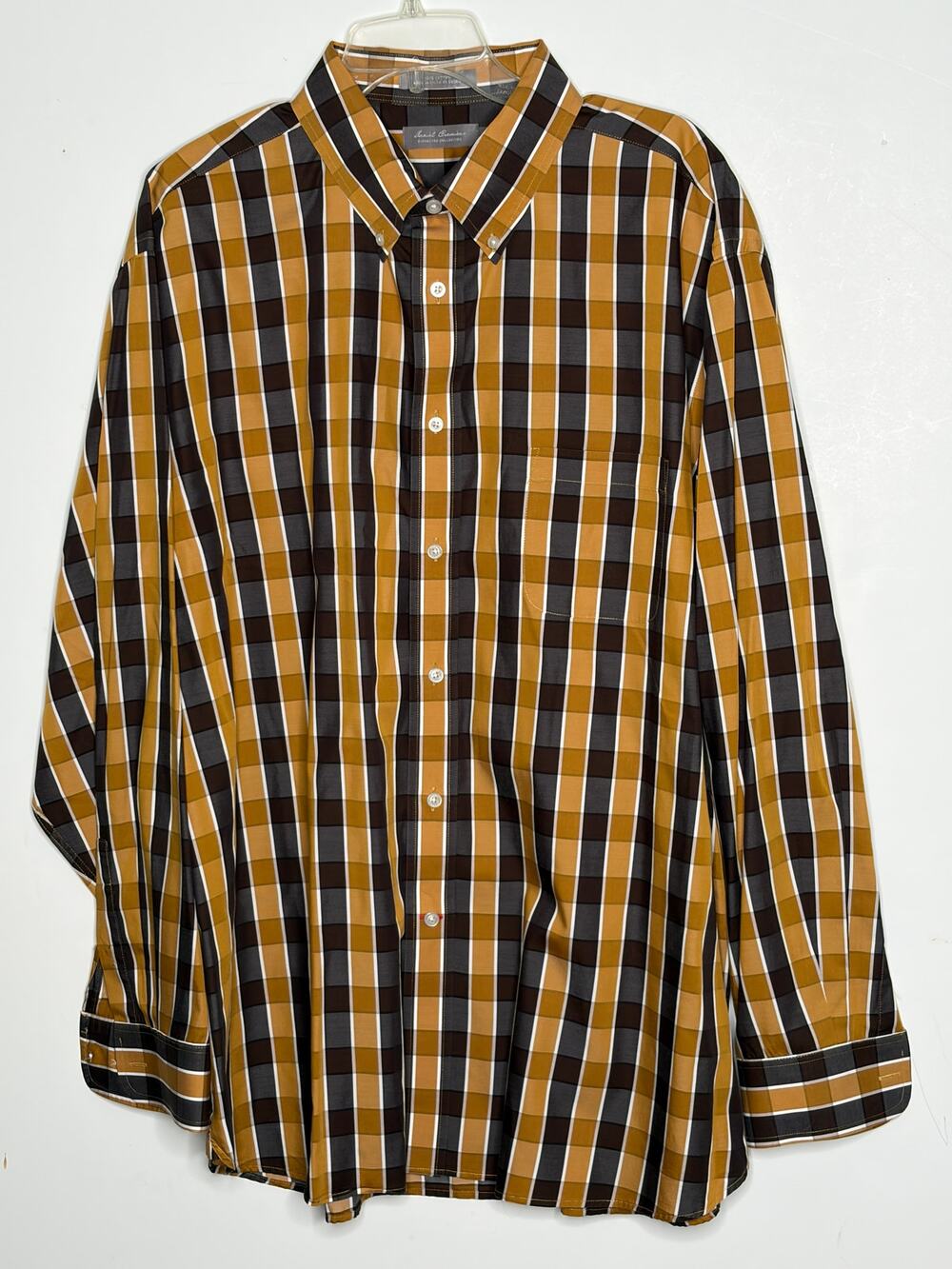 Daniel Cremieux Men's Plaid Cotton Button Down Shirt XXL